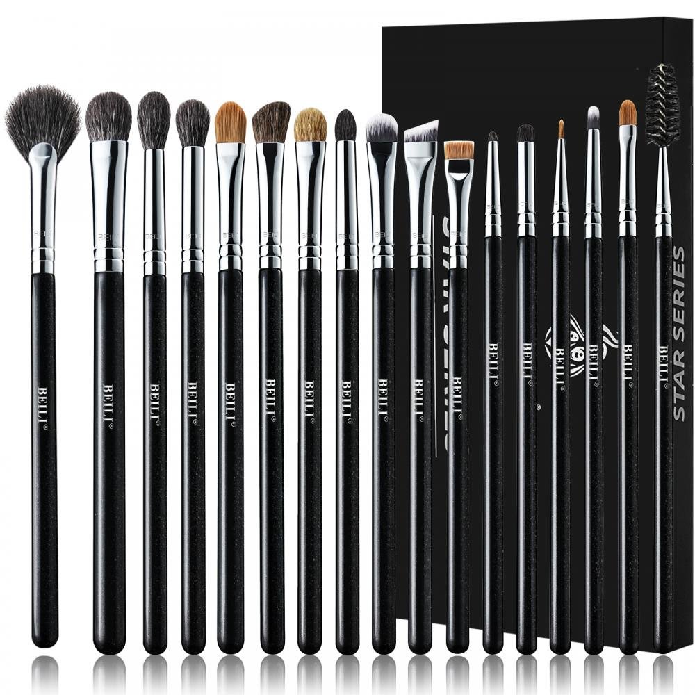 BEILI Eye Makeup Brush Set 17 pcs